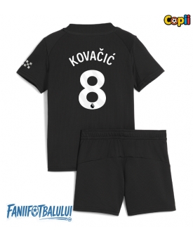 Manchester City Mateo Kovacic #8 Echipament de Fotbal Replică 2025-26 Copii Deplasare (+ Șorturi)